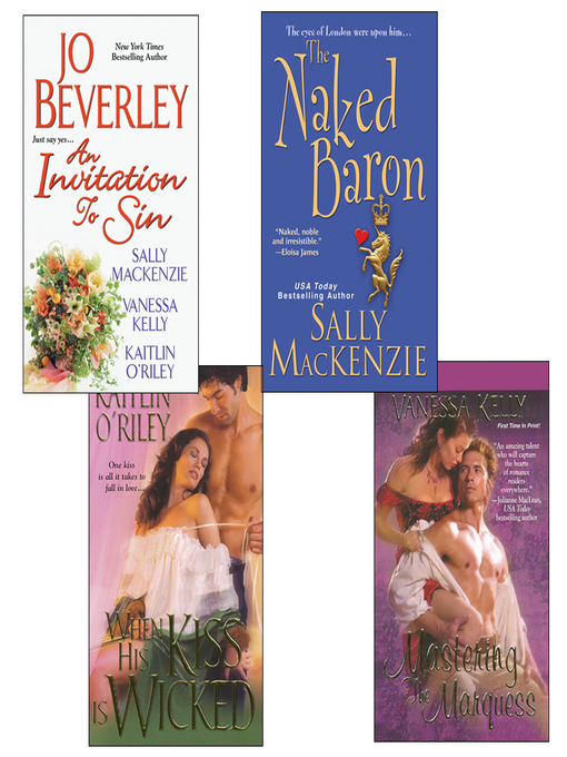Title details for Hot Historicals Bundle with an Invitation to Sin, the Naked Baron, When His Kiss Is Wicked, & Mastering the Marquess by Sally MacKenzie - Wait list